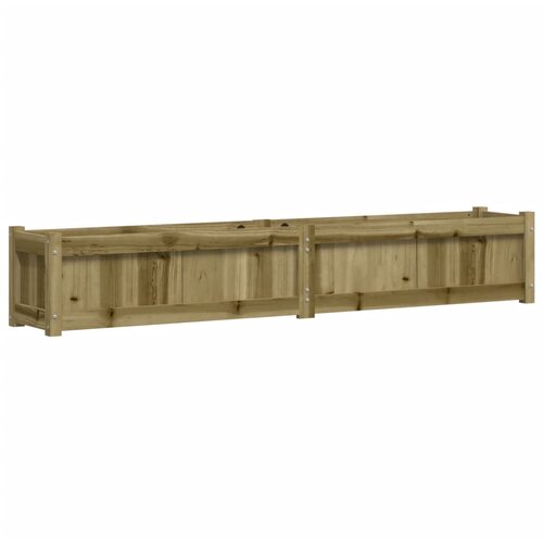 Maison Chic Vrtno cvetlično korito - Cvetlični Lonec 180x31x31 cm impregnirana borovina, (21788832) Slike
