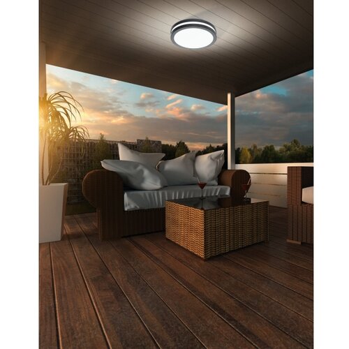 Eglo 33571 - LED prigu&amp;scaron;iva kupatilska svetiljka LOCANA LED/14W/230V IP44 antracit Slike
