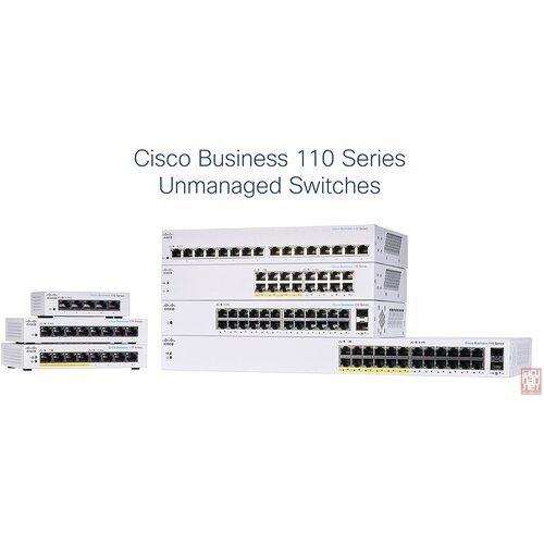 Cisco CBS110-16PP unmanaged 16-port ge, partial poe Slike
