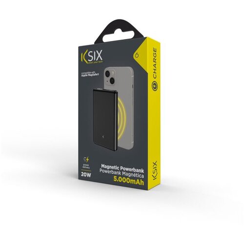 Ksix prijenosna baterija za punjenje 5000 mAh, magnetsko punjenje, PD 20W, USBC Cijene
