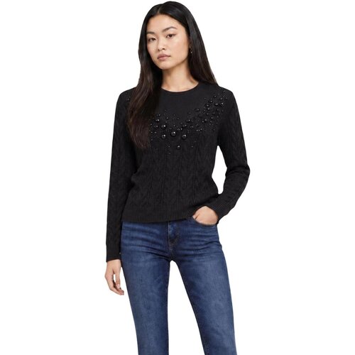 Liu Jo Puloverji MAGLIA CHIUSA TF6187 MA25S Črna Slike