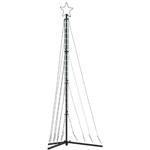 VidaXL LED božićno drvce 339 LED toplo bijelo 187 cm Slike
