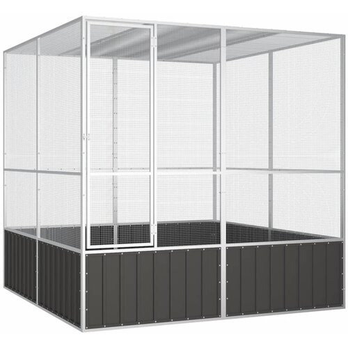 vidaXL Kavez za ptice antracit 213 5x217 5x211 5 cm pocinčani čelik Cijene