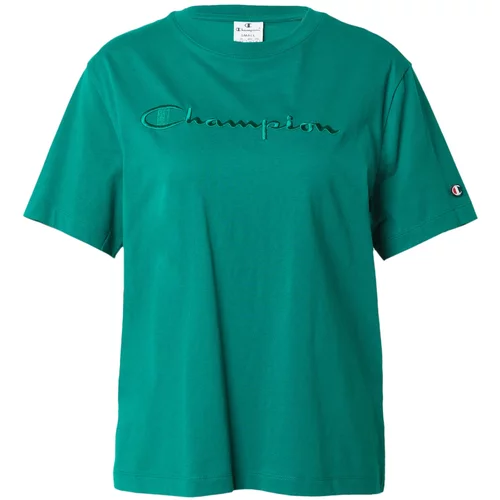 Champion Authentic Athletic Apparel Majica smaragd / rdeča / črna / bela