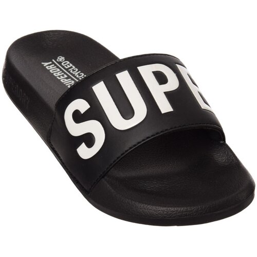 Superdry muške papuče code core pool slide crne Slike