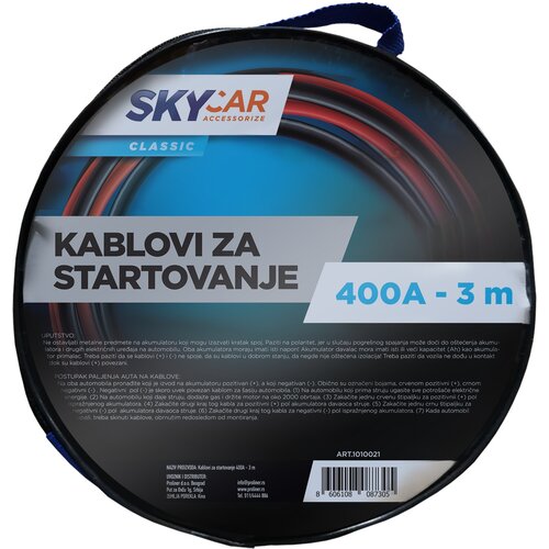 Skycar kablovi za startovanje 400A 3m Slike