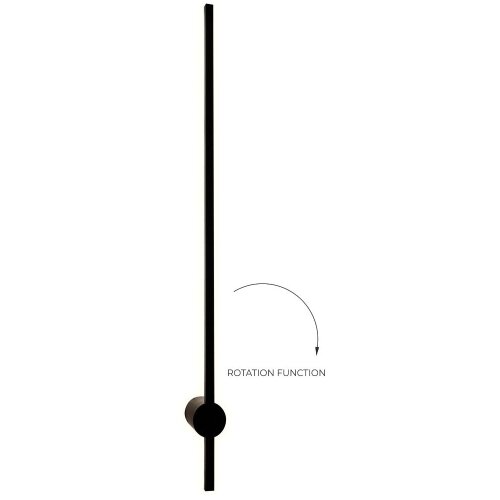 Zuma line W90477-90BK - led zidno svetlo troy LED/12W/230V 90 cm crno Slike