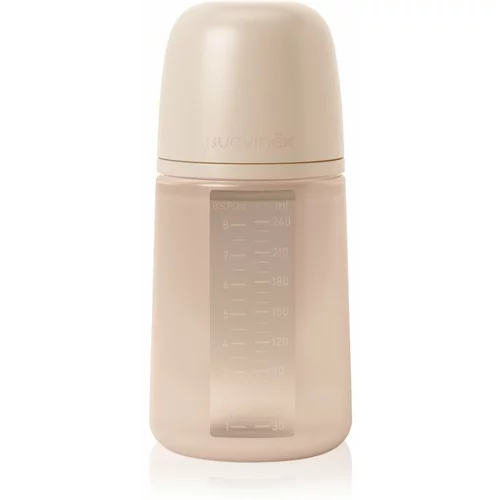 Suavinex Colour Essence SX Pro bočica za bebe Medium Flow - Marshmallow Nude 240 ml