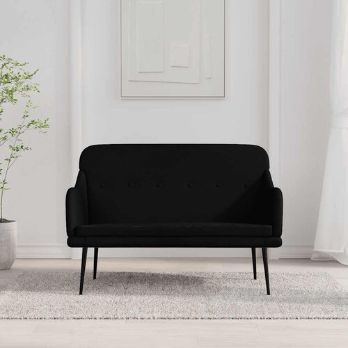  Klupa crna 110 x 76 x 80 cm od tkanine Cene