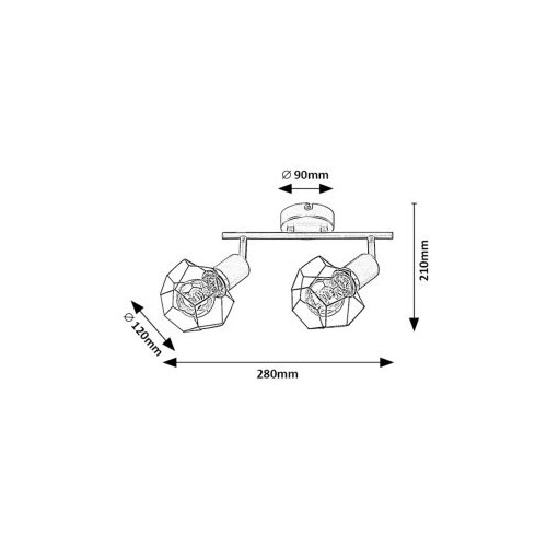 Rabalux Fran Plafonjere ( 71066 ) Slike