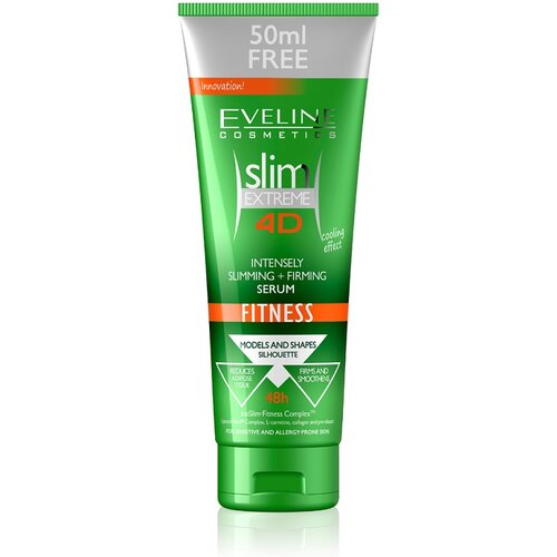 Eveline slim extreme fitness sliming+firming serum Cene