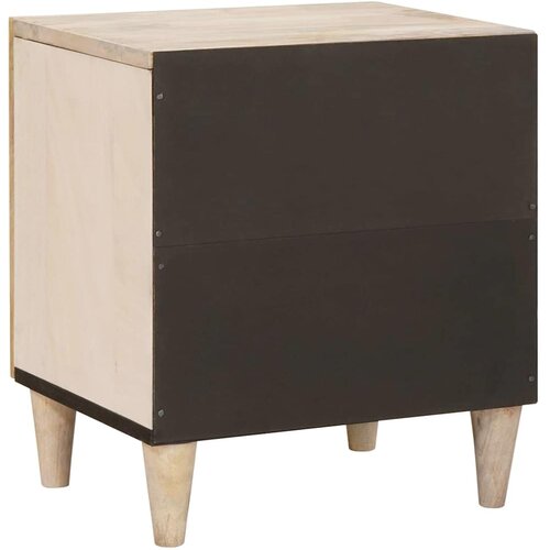  Noćni ormar Bijela 80 x 50 x 40 cm Konstruirano drvo Slike
