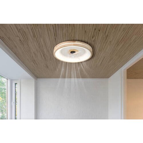 Globo 03650 - LED plafonsko svetlo sa ventilatorom GATIAN LED/30W/230V braon + daljinski upravljač Slike