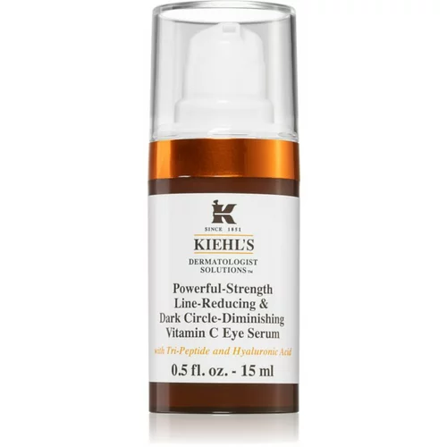 Kiehl's Dermatologist Solutions Powerful-Strength Line-Reducing & Dark Circle-Diminishing Vitamin C serum za područje oko očiju za sve tipove kože, uk