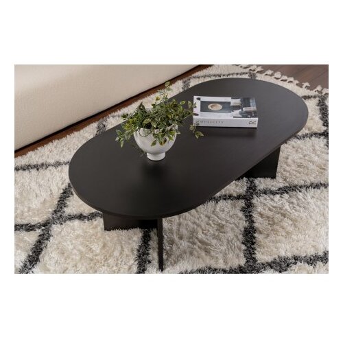 Hanah home Klub sto Sable, 119x40x60cm, Crni Slike