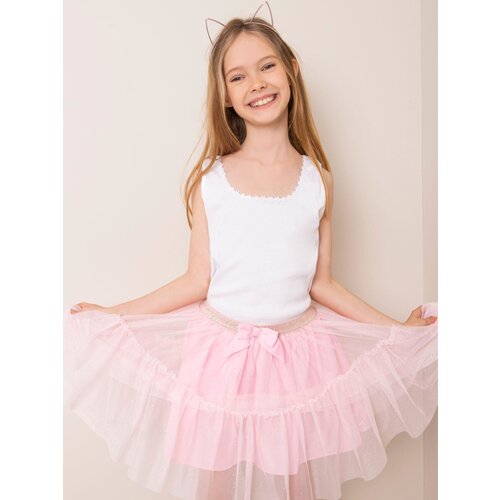 Fashion Hunters White cotton top for a girl Slike
