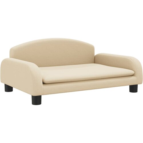 Maison Chic Otro&amp;scaron;ki kavč - Otro&amp;scaron;ki divan - Otro&amp;scaron;ki sedež krem 70x45x30 cm blago, (21729596) Slike