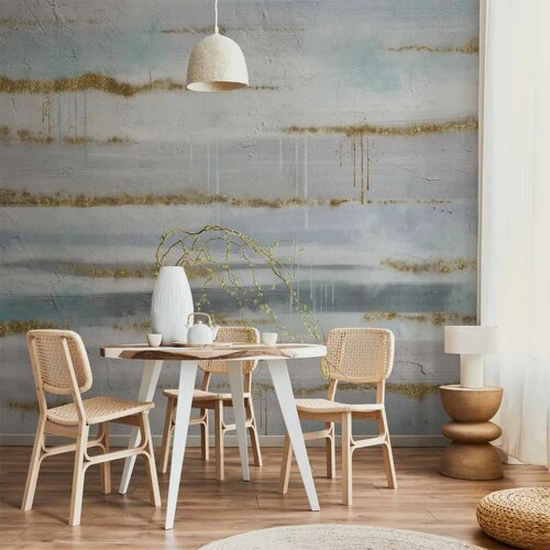  Foto tapeta - Modernist background - abstract stripes pattern with gold patterns 400x280 Cene