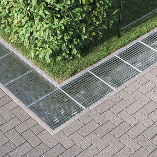  Re&amp;scaron;etka Srebrna 50 x 50 x 2 cm Vruće pocinčani čelik Slike