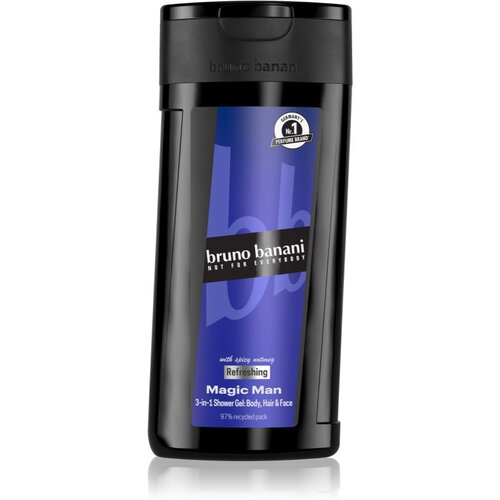 Bruno Banani Magic Man osvežujoč gel za prhanje 3v1 za moške 250 ml Cene