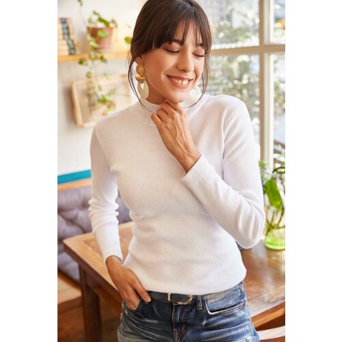 Olalook Sweater - Wei&amp;szlig; - Fitted Slike