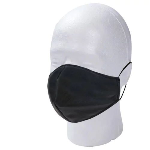  Higienska pralna modna maska, L-XL, črna