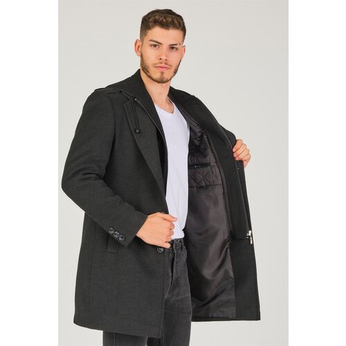 Dewberry PLT8406 MEN'S COAT-ANTHRACITIS Cene