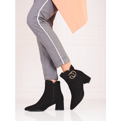 SHELOVET Suede sheeled ankle boots Shelovet Cene