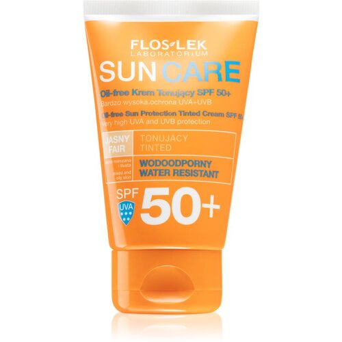 FlosLek Laboratorium Sun Care zaštitna krema za toniranje za mješovitu i masnu kožu SPF 50+ 50 ml Cijene