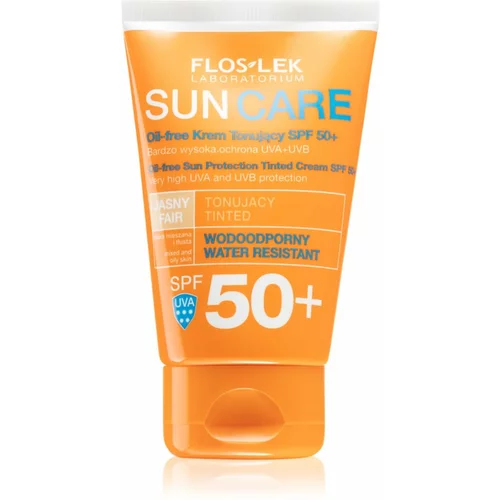 FlosLek Laboratorium Sun Care zaštitna krema za toniranje za mješovitu i masnu kožu SPF 50+ 50 ml