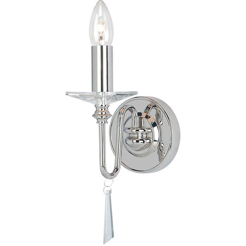 Elstead Lighting Elstead Finsbury Park Notranja stenska svetilka z 1 lučjo, polirani nikelj - senčnik ni vključen, E14, (22098830) Cene