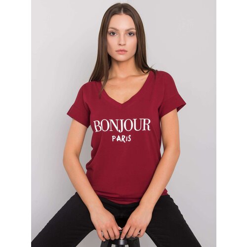 FANCY T-shirt-FA-TS-7161.32P-burgundy Cijene