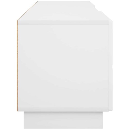  TV stalak 180 x 34,5 x 40 cm Bijela visokog sjaja Slike
