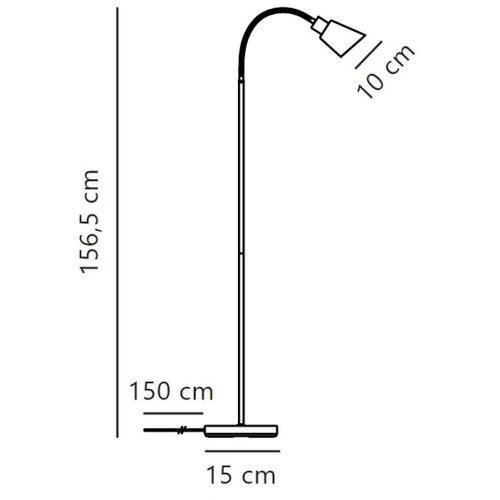 Nordlux podna lampa molli 1xE14/25W/230V Slike