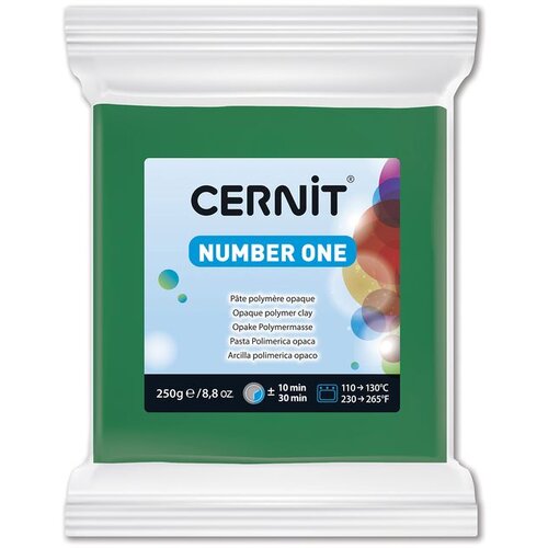 Cernit polimer NUMBER ONE 250 g | Green Cene