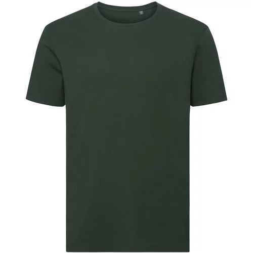 RUSSELL Zielona koszulka męska Pure Organic