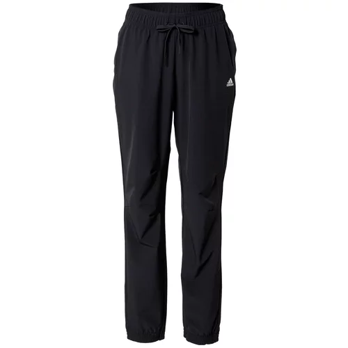 ADIDAS SPORTSWEAR Sportske hlače 'Made4' crna / bijela
