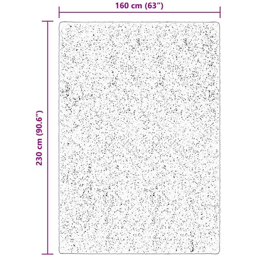  Tepih HUARTE Smeđa 160 x 230 cm 100% poliester Ravna Slike