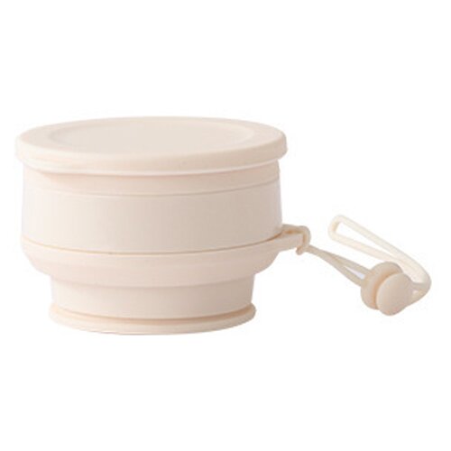 INF Zložljiva skodelica - 350 ml bela silikonska zložljiva skodelica White, (21780849) Cene