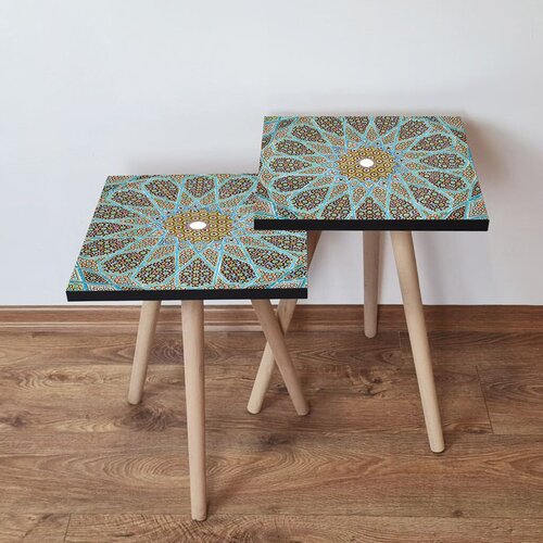 Hanah home set klub stočića 2Shp340, 2 komada, Šareni Cene