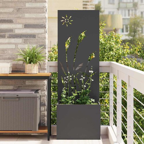  Privatnost u vrtu Crna 50 x 150 cm Hladno valjana čelična Cijene