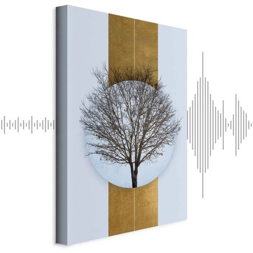  Slika - Circle of Nature (1-part) - Tree Branches in Round Composition 20x30 Cijene