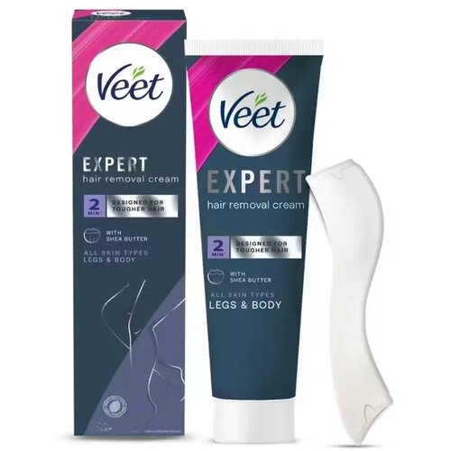 Veet Krema za depilaciju za suvu kožu Expert, 100ml Slike