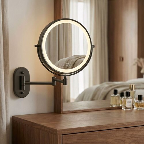 REA Bath Ogledalo LED Glow Black Slike