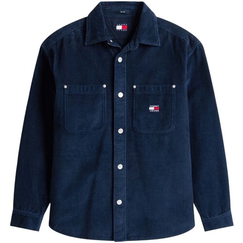 Tommy Hilfiger Srajce z dolgimi rokavi TJM RLX WASHED CORD DM0DM22016 Modra Cene