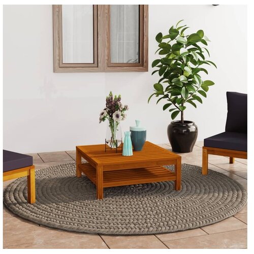  Stolić za kavu 65 x 65 x 35 cm od masivnog bagremovog drva Cijene