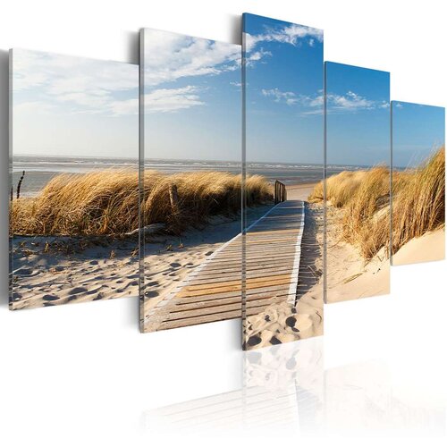  Slika - Unguarded beach - 5 pieces 100x50 Slike