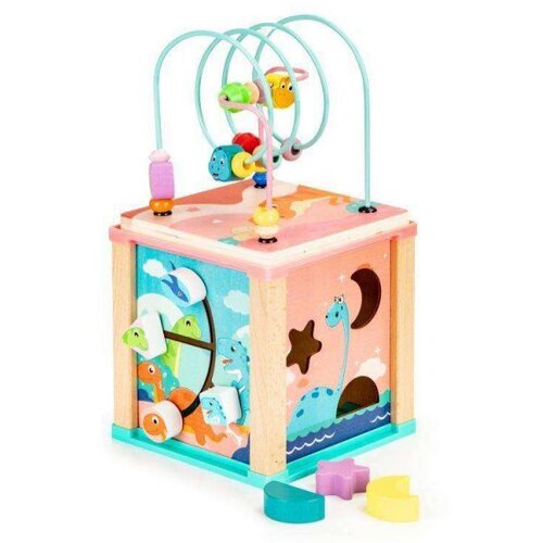 ECO TOYS Drvena edukativna kocka-MS Cene