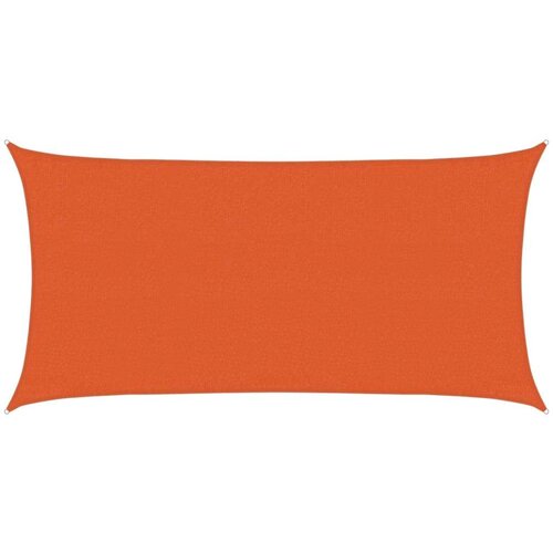 vidaXL Senčno jadro 160 g/m² pravokotno oranžna 3x6 m HDPE Cene