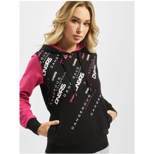 Dangerous DNGRS Down to Earth Hoody black/pink Slike